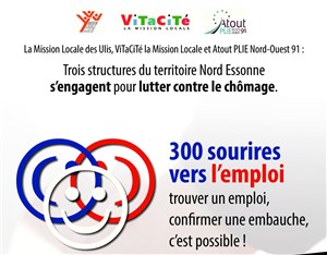 Affiche de 300 sourires vers l'emploi