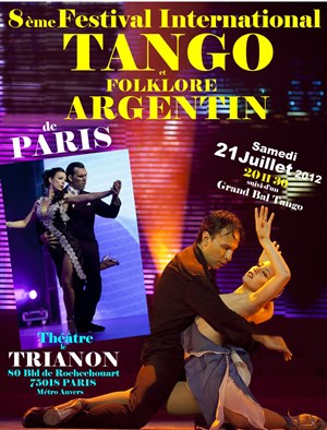 Affiche de 8ème Festival International Tango et Folklore Argentin de Paris
