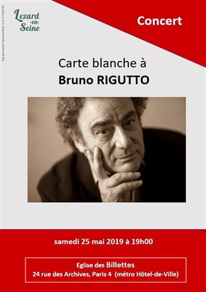 Affiche de Carte blanche à Bruno Rigutto