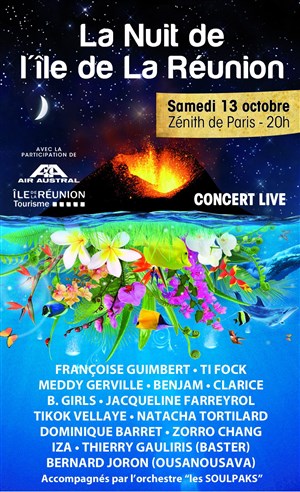 Affiche de La Nuit de l'île de la Réunion | - 2012