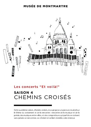 Affiche de Chopin, Schubert - Salons parisiens, Schubertiades