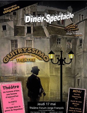 Affiche de Guitryssimo - 3 pièces courtes | Dîner spectacle