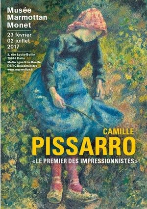 Affiche de Visite guidée : Pissarro, le premier des Impressionnistes