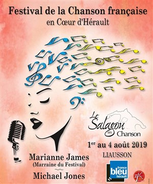 Affiche de Frédéric Longbois + Marc Fichel | Festival Le Salagou en chanson