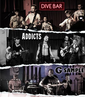 Affiche de G Sample, Addicts & Dive Bar