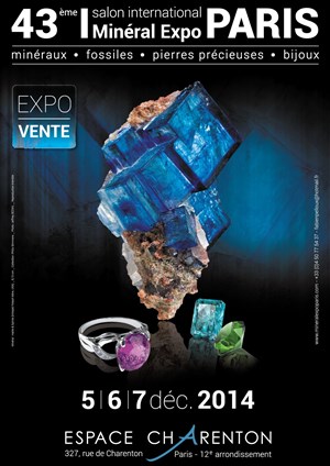 Affiche de Salon Mineral Expo Paris | 43ème édition