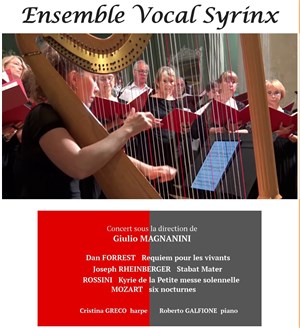 Affiche de Concert classique Ensemble Vocal Syrinx