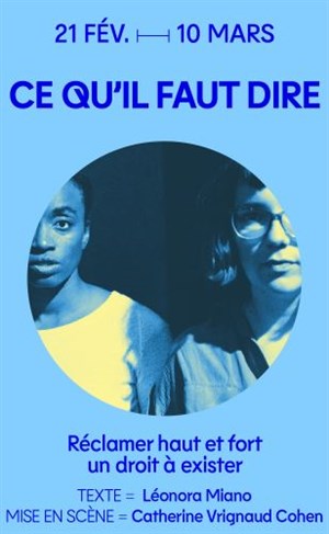 Affiche de Ce qu'il faut dire