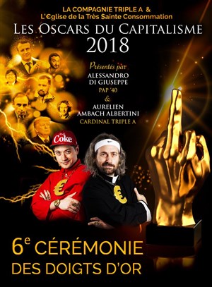 Affiche de 6e Cérémonie des Doigts d'Or - Les Oscars du Capitalisme 2018