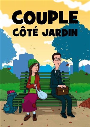 Affiche de Couple, côté jardin