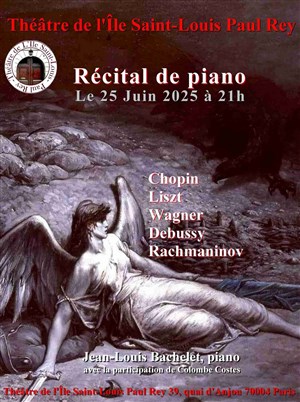Affiche de Récital de piano : Jean-Louis Bachelet