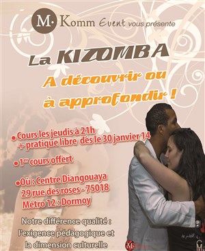 Affiche de Cours de Kizomba | Cultivez votre expression et votre différence