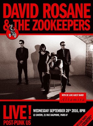 Affiche de David Rosane & The Zookeepers + Altamira
