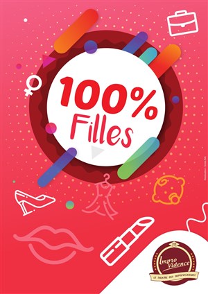 Affiche de 100% Impro, 100% Fille