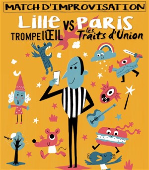 Affiche de Match d'impro Lille VS Paris