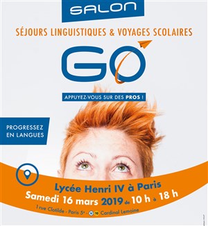 Affiche de Salon des séjours linguistiques et voyages scolaires
