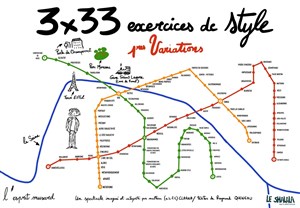 Affiche de 3 x 33 exercices de style - 1ères variations