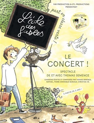 Affiche de L'école des fables part en classe verte