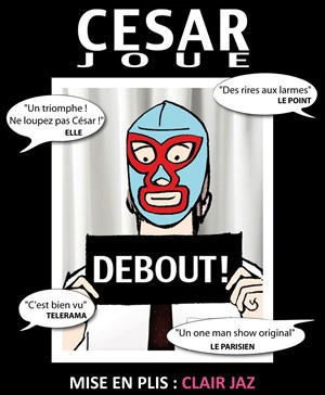 Affiche de César dans César joue debout