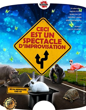 Affiche de Ceci est un spectacle d'improvisation