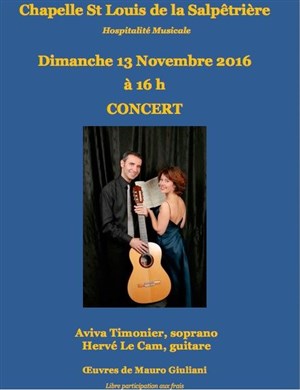Affiche de Soprano et Guitare à la Salpêtrière