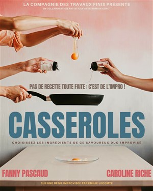 Affiche de Casseroles, duo improvisé et savoureux