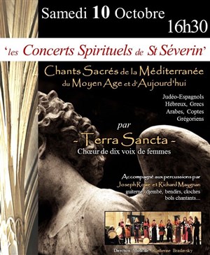 Affiche de Chants Sacrés de la Méditerranée du Moyen Age et d'Aujourd'hui