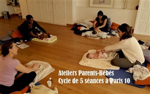 Affiche de Ateliers massage parents-bébés