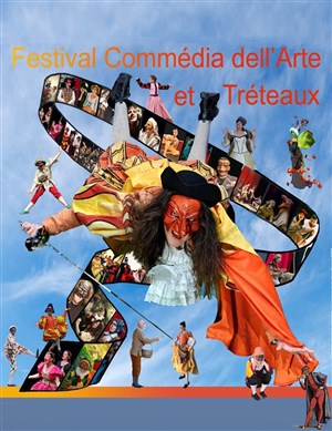 Affiche de La commedia des caractères | Festival de Commedia dell'Arte 8ème édition