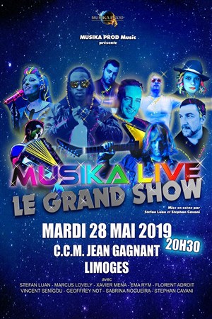 Affiche de Musika live Le grand show