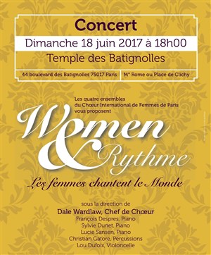 Affiche de Women & Rythme 2017