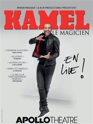 Affiche de Kamel le Magicien dans En live !