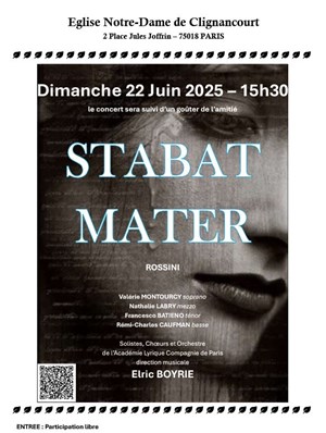 Affiche de Stabat Mater de Rossini