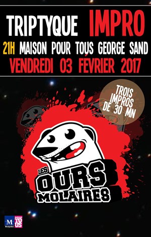 Affiche de Triptyque improvisé : Les Ours Molaires