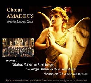 Affiche de 'Stabat Mater' de Rheinberger & 'Messe en Ré d' Antonin Dvorak