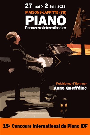 Affiche de Concours Piano IDF : 15e Rencontres Internationales