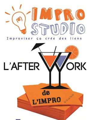 Affiche de L'afterwork de l'impro - Improviser, ça crée des liens