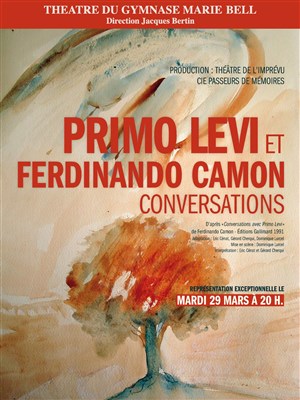 Affiche de Primo Levi et Ferdinando Camon conversations