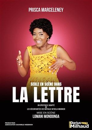 Affiche de Prisca Marceleney dans La Lettre