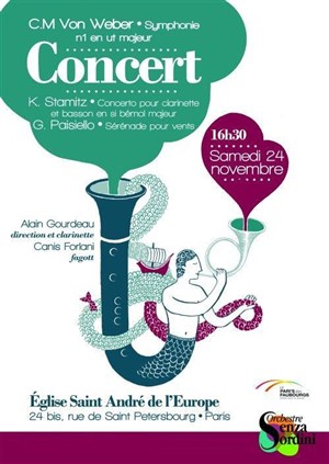 Affiche de Orchestre symphonique 'Senza Sordini'