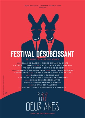 Affiche de Oldelaf et Alain Berthier | Festival Désobeissant