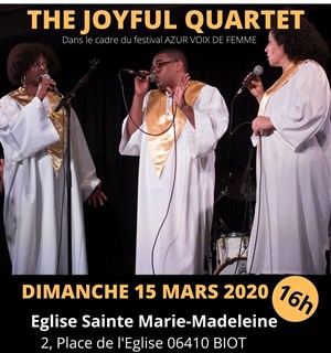 Affiche de Joyful Gospel Quartet | Festival Azur Voix de Femmes