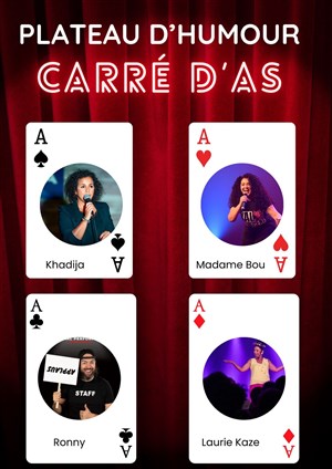 Affiche de Carré d'as humoristique
