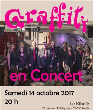 Affiche de Graffiti | Groupe vocal en concert