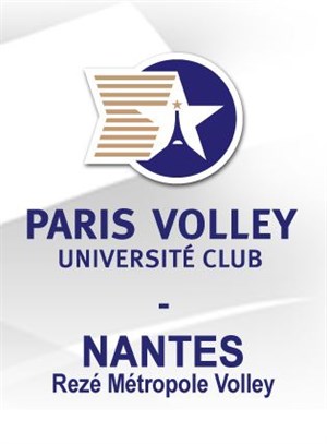 Affiche de Volleyball : Paris Volley - Nantes Rezé - Ligue A masculine