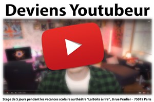 Affiche de Stage : Deviens Youtubeur !