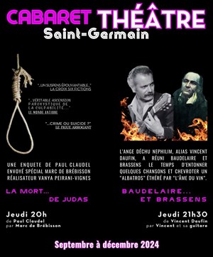 Affiche de Baudelaire et Brassens