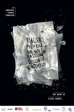 Affiche de J'aurais préféré que nous fassions obscurité ensemble