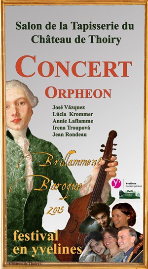 Affiche de 3ème concert du festival Brillamment Baroque 2015