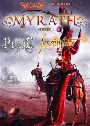 Affiche de Myrath + Pryde + Forgin'fate